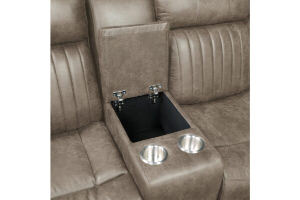 9479SDB-SC Seating-Centeroak Collection 3-Piece Reclining Sectional ...