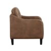 9489BRW Seating-Mallory Collection 2pc Set: Sofa, Love