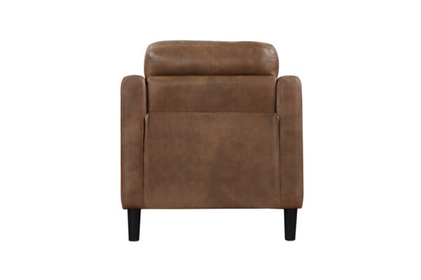 9489BRW Seating-Mallory Collection 2pc Set: Sofa, Love