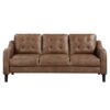 9489BRW Seating-Mallory Collection 2pc Set: Sofa, Love