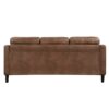 9489BRW Seating-Mallory Collection 2pc Set: Sofa, Love