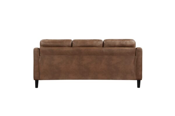 9489BRW Seating-Mallory Collection 2pc Set: Sofa, Love