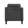 9489GRY Seating-Mallory Collection 2pc Set: Sofa, Love