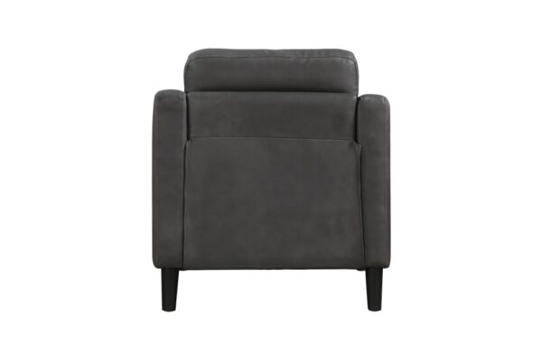 9489GRY Seating-Mallory Collection 2pc Set: Sofa, Love
