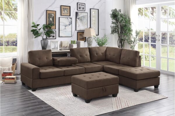 9507CHC Seating-Maston Collection 2-Piece Reversible Sectional...