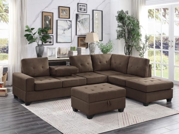 9507CHC Seating-Maston Collection 2-Piece Reversible Sectional...