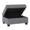 9507DGY Seating-Maston Collection 2-Piece Reversible Sectional...