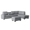 9507DGY*3OT 3-Piece Reversible Sectional...