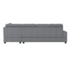 9507DGY Seating-Maston Collection 2-Piece Reversible Sectional...