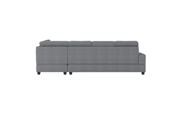 9507DGY Seating-Maston Collection 2-Piece Reversible Sectional...