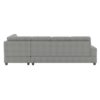 9507GRY Seating-Maston Collection 2-Piece Reversible Sectional...