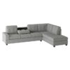 9507GRY Seating-Maston Collection 2-Piece Reversible Sectional...