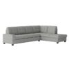 9507GRY Seating-Maston Collection 2-Piece Reversible Sectional...