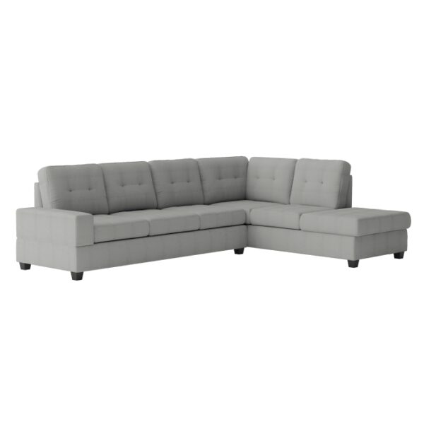 9507GRY*SC 2-Piece Reversible Sectional...