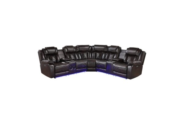 9508DB Seating-Ramone Collection 3-Piece Power Reclining Sect...