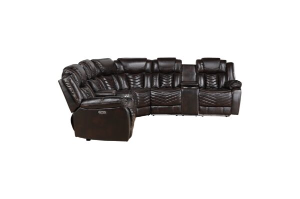 9508DB Seating-Ramone Collection 3-Piece Power Reclining Sect...