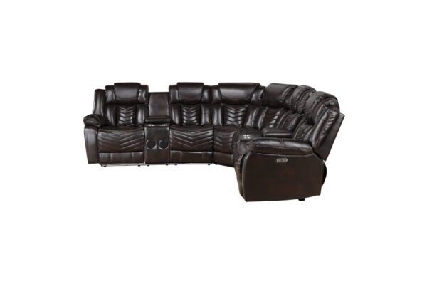 9508DB Seating-Ramone Collection 3-Piece Power Reclining Sect...