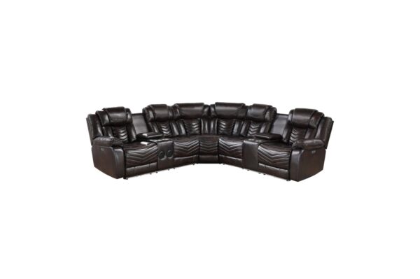 9508DB Seating-Ramone Collection 3-Piece Power Reclining Sect...