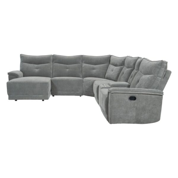 9509DG*65LRR 6-Piece Modular Reclining Se...