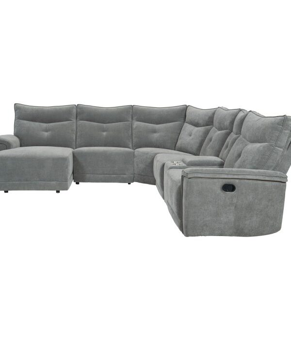 9509DG*65LRR 6-Piece Modular Reclining Se...