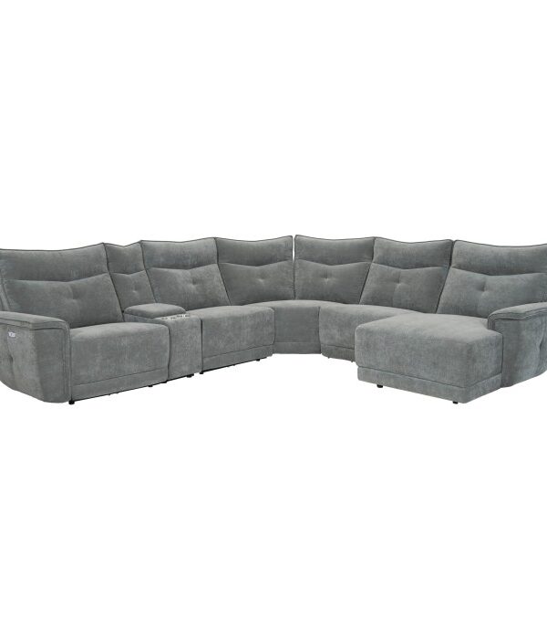 9509DG*6LRPWH5R 6-Piece Modular Power Reclin...