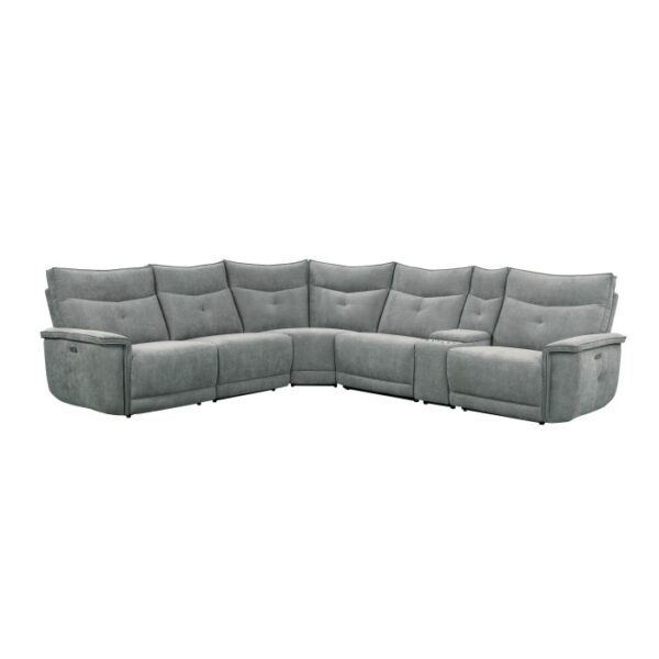 9509DG*6LRRRPWH 6-Piece Modular Power Reclin...