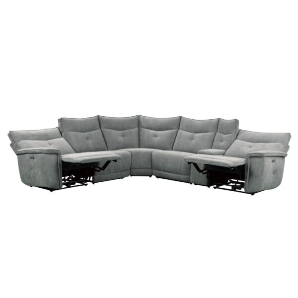 9509DG*6LRRRPWH 6-Piece Modular Power Reclin...