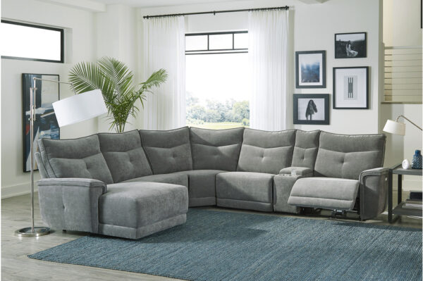 9509DG Seating-Tesoro Collection 6-Piece Modular Reclining Se...
