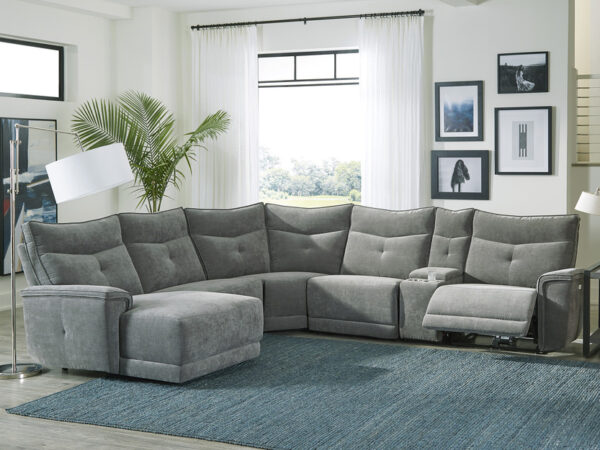 9509DG Seating-Tesoro Collection 6-Piece Modular Reclining Se...