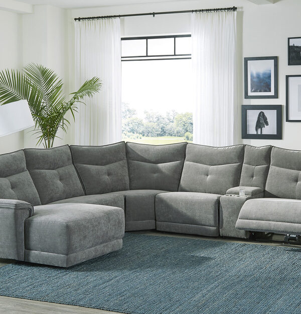 9509DG Seating-Tesoro Collection 6-Piece Modular Reclining Se...