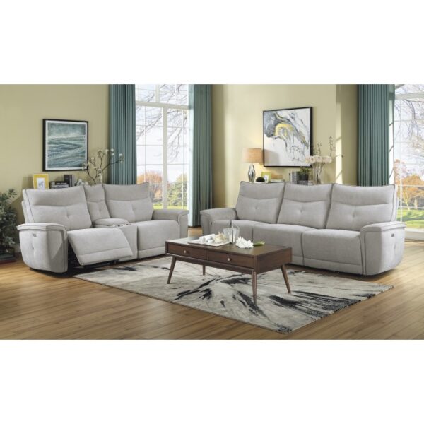 9509MGY-3PWH* Power Double Reclining Sofa ...