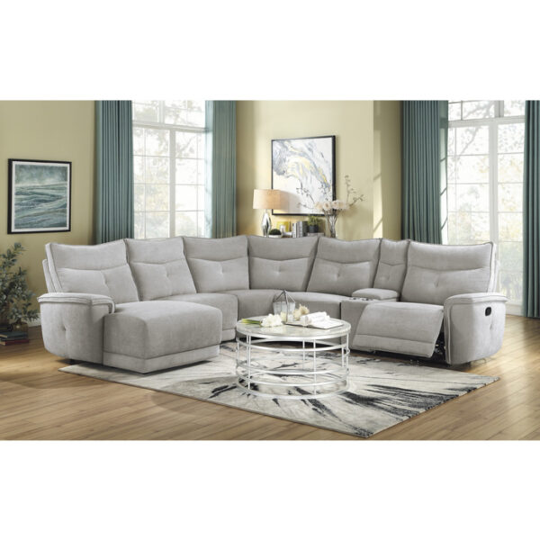 9509MGY*65LRR 6-Piece Modular Reclining Se...