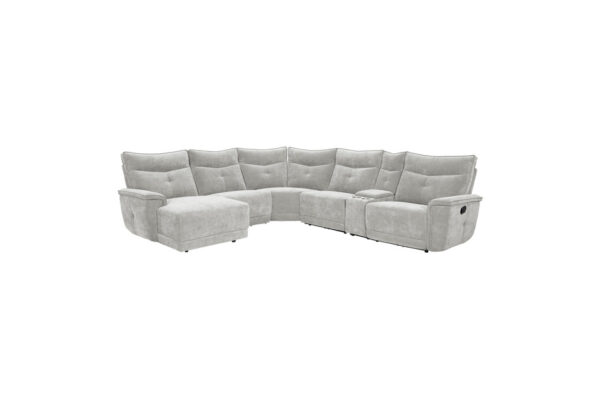 9509MGY Seating-Tesoro Collection 6-Piece Modular Reclining Se...