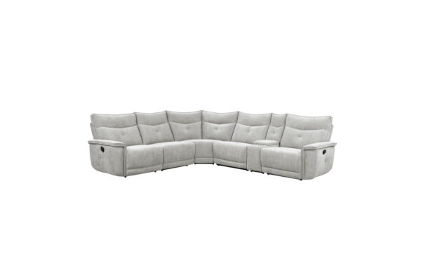 9509MGY Seating-Tesoro Collection 6-Piece Modular Reclining Se...