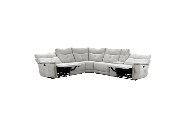 9509MGY Seating-Tesoro Collection 6-Piece Modular Reclining Se...