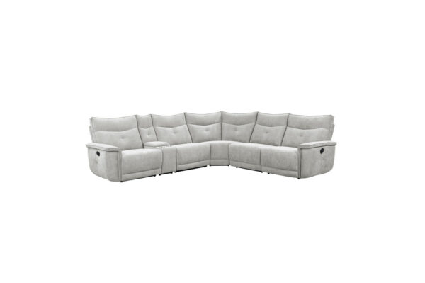 9509MGY Seating-Tesoro Collection 6-Piece Modular Reclining Se...