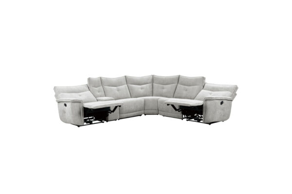9509MGY Seating-Tesoro Collection 6-Piece Modular Reclining Se...
