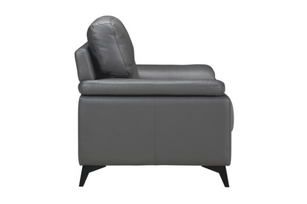 9514DGY Seating-Mischa Collection 2pc Set: Sofa, Love