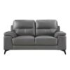 9514DGY Seating-Mischa Collection 2pc Set: Sofa, Love