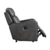 9515DGY-PW Seating-Kellen Collection 2pc Set: Sofa, Love (Power)