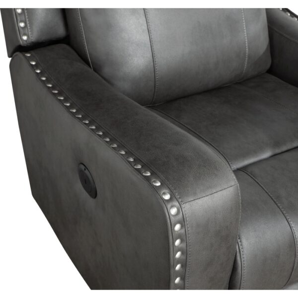 9515DGY-3PW Power Double Reclining Sofa