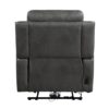 9515DGY-PW Seating-Kellen Collection 2pc Set: Sofa, Love (Power)