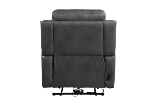 9515DGY-PW Seating-Kellen Collection 2pc Set: Sofa, Love (Power)