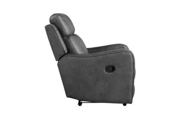 9515DGY Seating-Kellen Collection 2pc Set: Sofa, Love