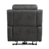 9515DGY Seating-Kellen Collection 2pc Set: Sofa, Love