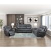 9515DGY-3 Double Reclining Sofa
