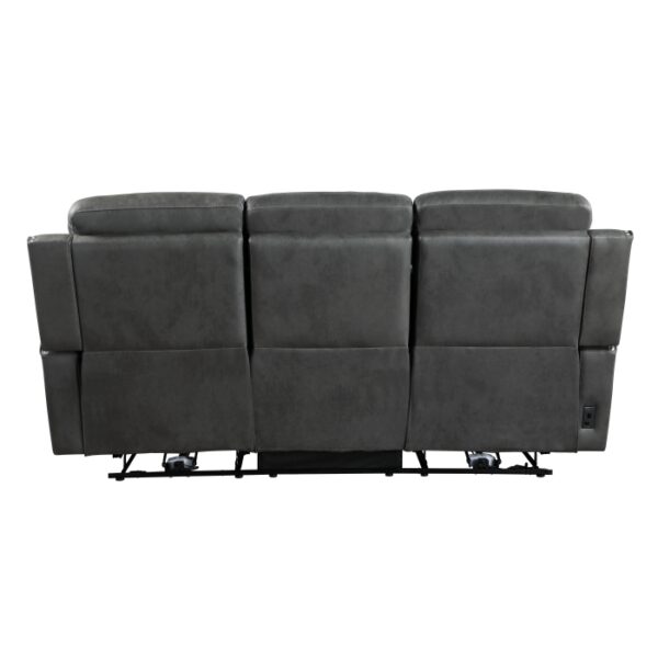 9515DGY-3PW Power Double Reclining Sofa