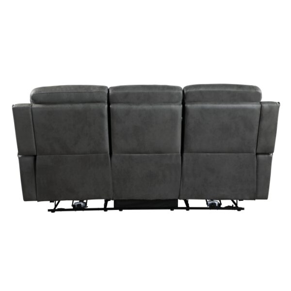 9515DGY-3 Double Reclining Sofa