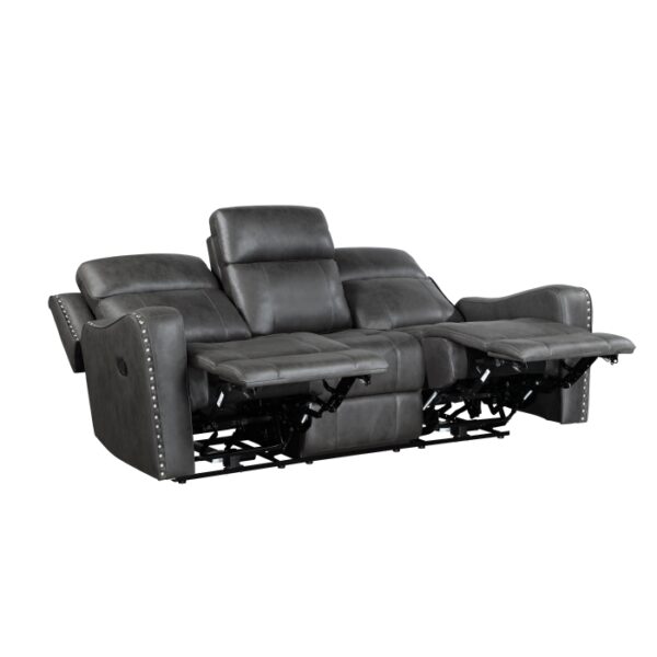 9515DGY-3 Double Reclining Sofa