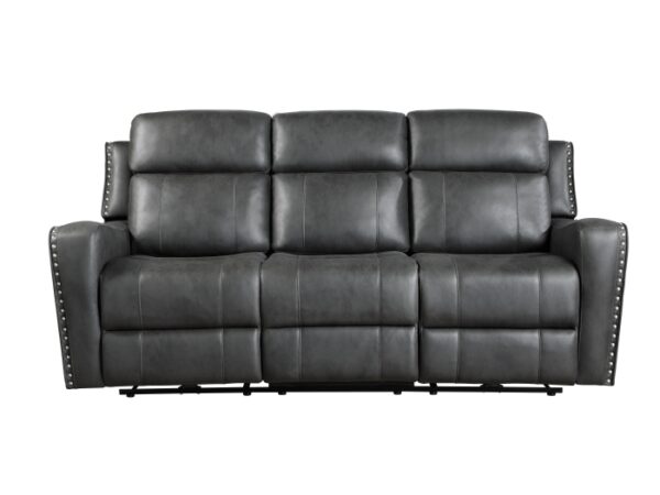 9515DGY-3 Double Reclining Sofa